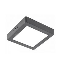 Spot LED, tip plafoniera, aplicat, patrat, alb-negru, 13W, 3000K, IP20, Matis Plus, GTV