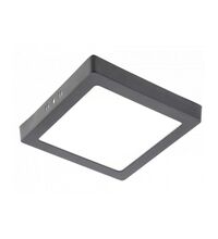 Spot LED, tip plafoniera, aplicat, patrat, alb-negru, 19W, 3000K, IP20, Matis Plus, GTV