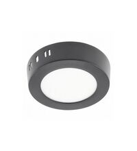 Spot LED, aplicat, rotund, alb-negru, 7W, 4000K, IP20, Oris Plus, GTV