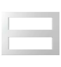 Rama decorativa aparataj modular TEM, rectangulara, 2x7M, alb mat, Line, OL71MW