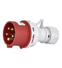 Stecher trifazic ETI, IP44, mobil, 3P+N+E, 32A , 004482021