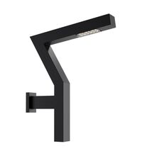Aplica iluminat exterior parcuri, modern, LED, 4000K, 0.9ml, negru, cu 1 brat, 1X24W, IP65, Elew, Elmarco