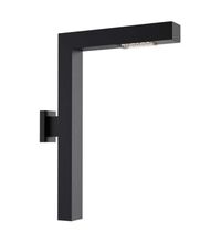 Aplica iluminat exterior parcuri, modern, LED, 4000K, 0.9ml, negru, cu 1 brat, 1X24W, IP65, Way, Elmarco