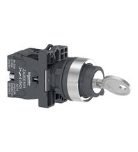 Selector cu cheie si revenire, 2ND, negru, 1-0-2, Schneider, XA2EG03