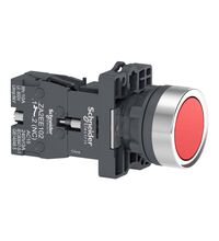 Buton comanda Schneider, cu retinere, 1NI, rosu, XA2EH042