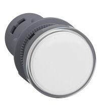 Lampa de semnalizare Schneider, LED, alb, 110VAC/DC, D22, XA2EVF1LC