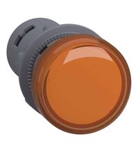 Lampa de semnalizare Schneider, LED, portocaliu, 400VAC, D22, XA2EVQ5LC