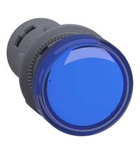 Lampa de semnalizare Schneider, LED, albastru, 400VAC, D22, XA2EVQ6LC