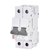 Siguranta automata (disjunctor) bipolara ETI, 1P+N, 4A, curba C, 10kA, 001901126