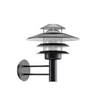 Aplica iluminat exterior parcuri, modern, E27, 0.4ml, negru, IP65, Scania, Elmarco