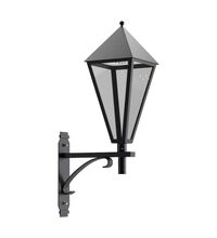 Aplica iluminat exterior parcuri, ornamental, LED, 4000K, 1.2ml, negru, 31.5W, IP65, Gedanus, Elmarco