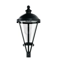 Corp de iluminat stradal LED, 32W, negru, 380x380x700mm, 4000K, IP65, Aria, Elmarco