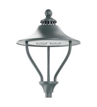 Corp de iluminat stradal LED, 48W, gri, 570x570x720mm, 4000K, IP65, Aria PLUS, Elmarco