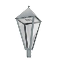 Corp de iluminat stradal LED, 48W, gri, 350x350x700mm, 4000K, IP65, Gedania, Elmarco