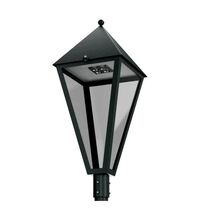 Corp de iluminat stradal LED, 48W, negru, 350x350x700mm, 4000K, IP65, Gedania, Elmarco