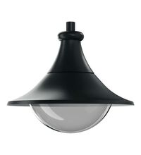 Corp de iluminat stradal LED, 2x24W, negru, 560x560x440mm, 4000K, IP65, Bell M, Elmarco