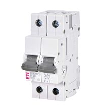 Siguranta automata (disjunctor) bipolara ETI, 2P, 20A, curba B, 10kA, 001901211