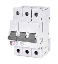 Siguranta automata (disjunctor) tripolara ETI, 3P, 16A, curba C, 10kA, 001901330