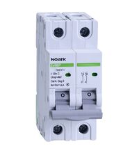 Siguranta automata (disjunctor) bipolara Noark, 6kA, 2P, 20A, curba C, 500VDC, aplicatii fotovoltaice, 111562