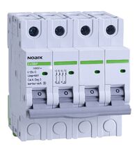 Siguranta automata (disjunctor) tetrapolara Noark, 6kA, 4P, 40A, curba C, 1000VDC, aplicatii fotovoltaice, 111574