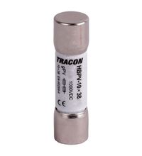 Siguranta fuzibila cilindrica fotovoltaica Tracon, 10x38mm, gPV, 1000VDC, 2A, 10kA, HBPV-10X38-2