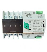 Comutator automat de transfer ATS 4P, aplicatii fotovoltaice, trifazat, 125A, 0-1