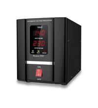 Stabilizator de tensiune monofazic cu servomotor, 1.0KVA, 600W, WELL, Constant