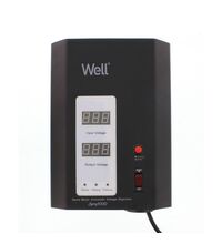 Stabilizator de tensiune monofazic cu servomotor, 1.0KVA, 600W, WELL, Spry