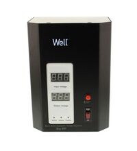 Stabilizator de tensiune monofazic cu servomotor, 0.5KVA, 300W, WELL, Spry