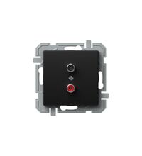 Mecanism priza audio pentru difuzoare TEM, incastrat, negru, Logiq, KQ23BKXO