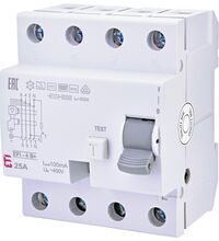 Siguranta automata (disjunctor) cu protectie diferentiala trifazica ETI, 25A, 100mA, RCCB, tip B+, 10kA, EFI-P4, 002063647