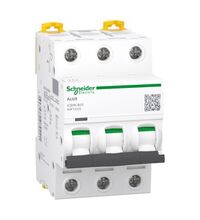 Siguranta automata (disjunctor) tripolara Schneider, 3P, 25A, curba B, 6kA, A9F73325