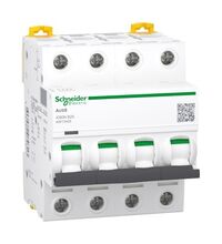 Siguranta automata (disjunctor) tetrapolara Schneider, 4P, 25A, curba B, 6kA, A9F73425