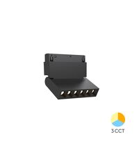 Corp de iluminat LED pe sina, magnetic, mobil, negru, 6W, CCT, Braytron, BD60-03181