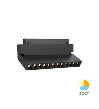 Corp de iluminat LED pe sina, magnetic, mobil, negru, 12W, CCT, Braytron, BD60-03281