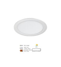 Spot LED, fix, aplicat, rotund, alb, 20W, CCT, DW11, Braytron, BP11-42080