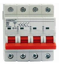 Siguranta automata (disjunctor) tetrapolara Comtec, 3P+N, 16A, curba C, 10kA, MF0001-15622