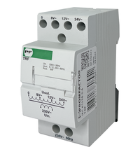 Transformator de siguranta PROMFACTOR, 8W, de 230VAC la 24VDC pentru sonerii, TRF24