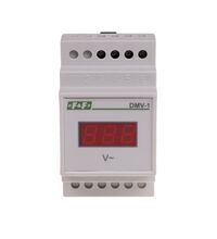 Voltmetru monofazat, digital, sina DIN, 100÷300 VAC, F&F, DMV-1-True-RMS