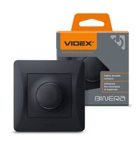 Variator Videx, incastrat, 200W, negru grafit, IP20, VF-BNDM600-BG