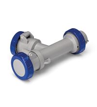 Priza combinat monofazica/monofazica Scame, IP66, mobila, 2P+E, 16A, 600.2505-062