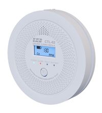 Detector de monoxid de carbon, display, alb, IP20, F&F, CTL-02