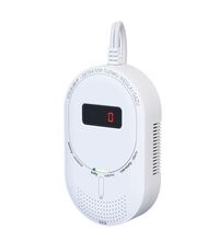 Detector de monoxid de carbon si gaz, cu releu, mobil, alb, IP20, F&F, CTLG-08-P