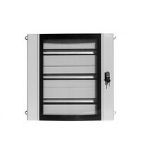 Dulap electric metalic, cu plastroane, 72 module, usa transparenta, 600x600x200cm, F-ELEKTRO, Mistral, IP55