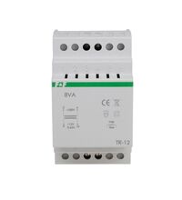 Transformator de tensiune F&F, 0.66A, 8 VA, de 230VAC la 12VAC, TR-12