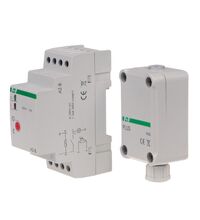 Senzor crepuscular 16A, sina DIN, 195÷253VAC, 0.8W, IP65, F&F, PLUS