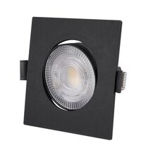 Spot LED, mobil, incastrat, patrat, negru, 3W/5W/7W, CCT, IP20, Lumen