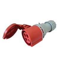 Priza trifazica Tracon, IP44, mobila, 3P+E, 16A, TICS-214H