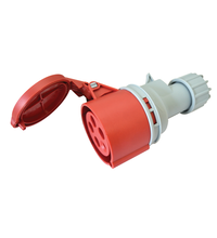 Priza trifazica Tracon, IP44, mobila, 3P+N+E, 32A, TICS-225H