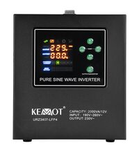 UPS pentru centrale termice, 2 prize Schuko, 2KVA, 1200W, sinusoidala pura, Kemot